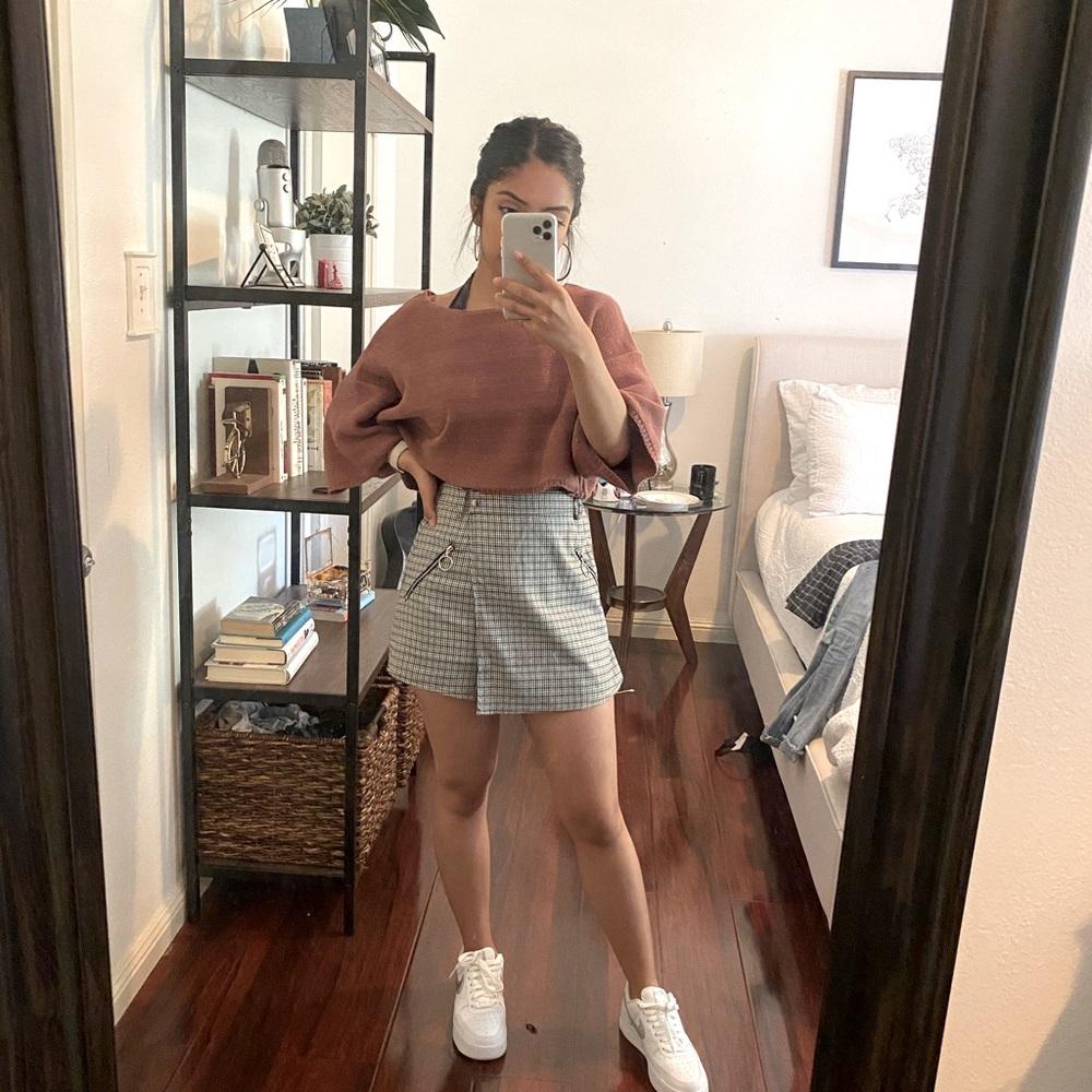 Plaid skort - Picture 2 of 3